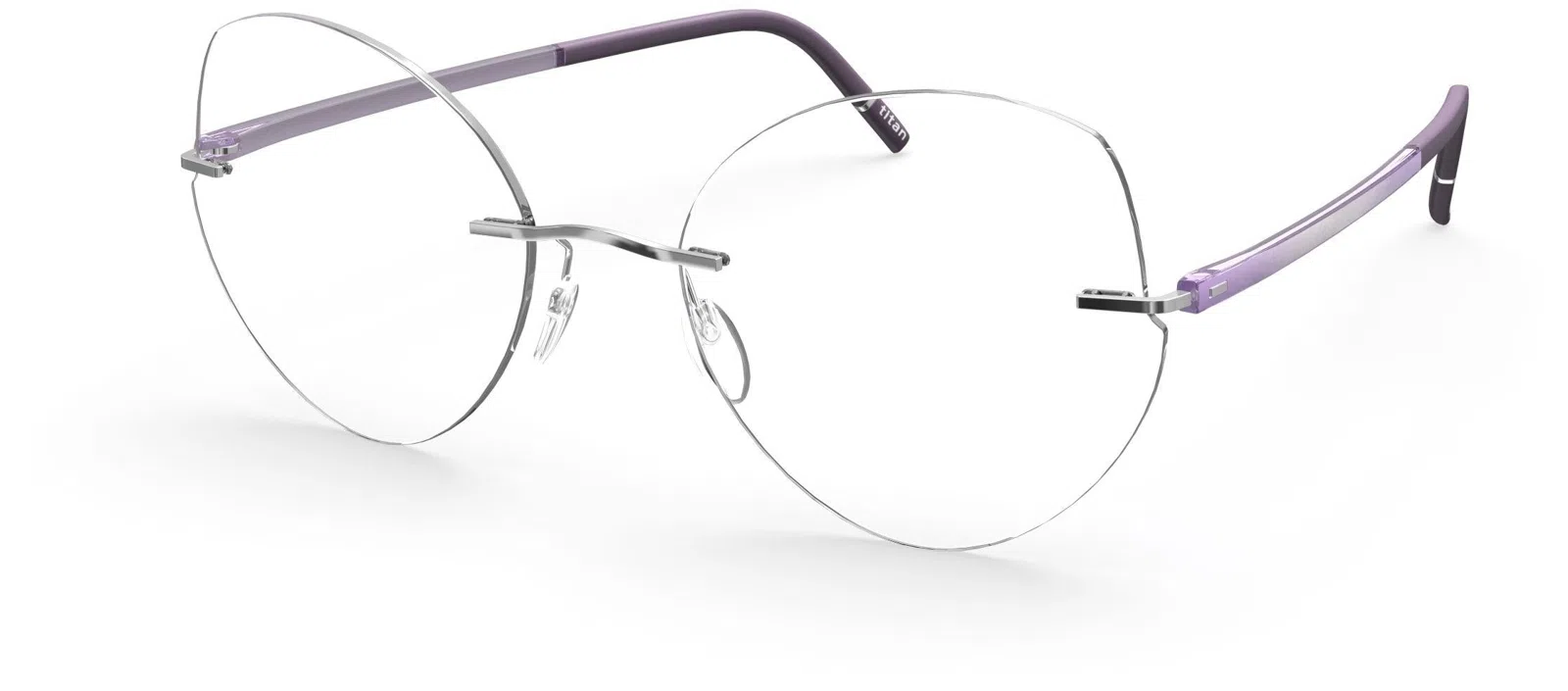 Silhouette The Wave Color Groove Demo Rimless 5567 Eyeglasses - view 29